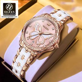 Original Olevs Luxury 5610 Model Ceramics Ladies Watch