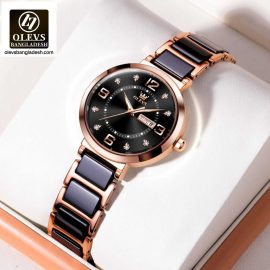 Original Olevs Luxury 5005 Model Ceramics Ladies Watch