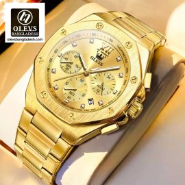 Original Olevs Luxury 3626 Model Chronograph Active Watch