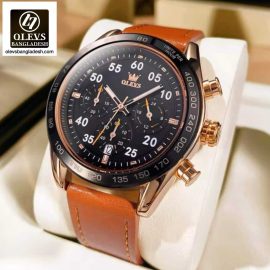 Original Olevs Luxury Ty703 Model Chronograph Active Watch for Men