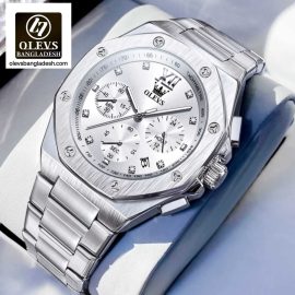 Original Olevs Luxury 3626 Model Chronograph Active Watch