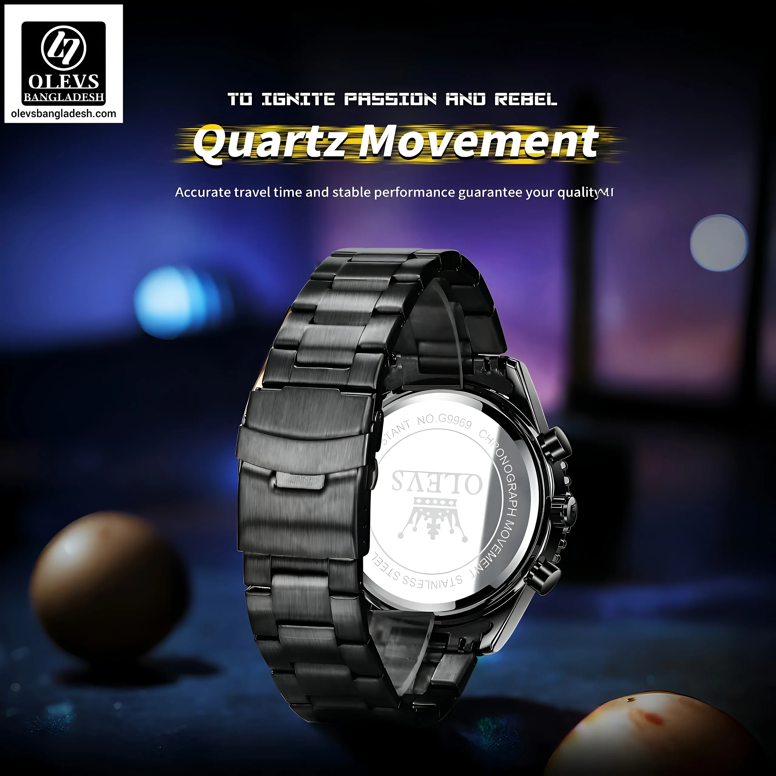 Olevs 9969 Men Chronograph