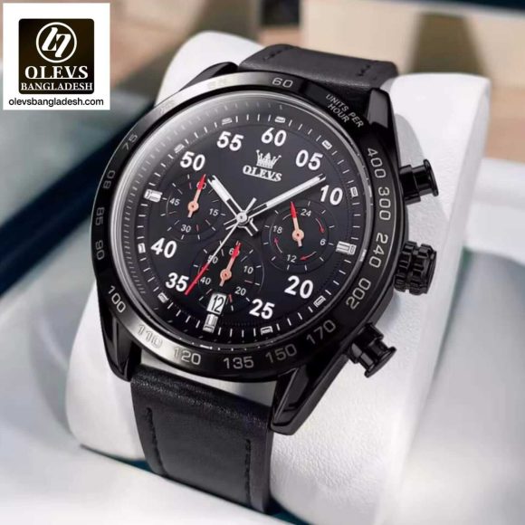 Original Olevs Luxury Ty703 Model Chronograph Active Watch for Men