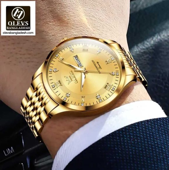 Original Olevs 2923 Model Luxury Watch for Men - Image 2