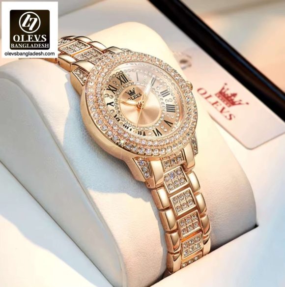 Original Olevs Luxury 9943 Model Ladies Watch