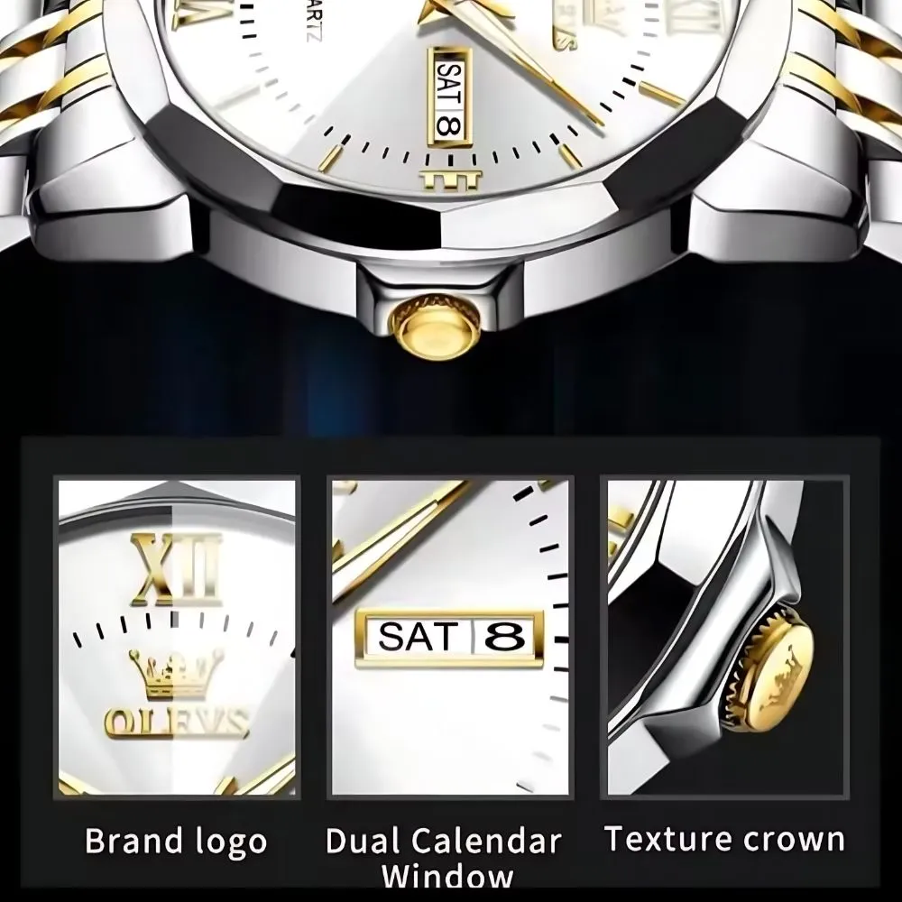 Olevs 9989 Men Watch - Image 9