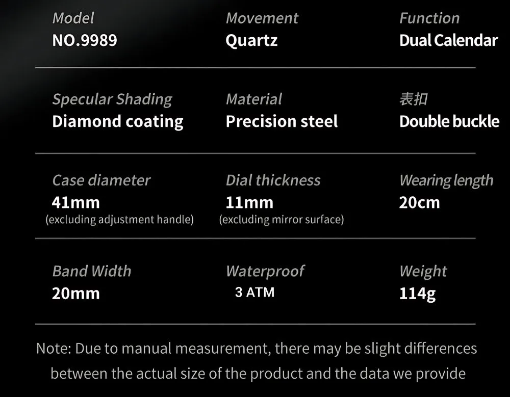 Olevs 9989 Men Watch - Image 11