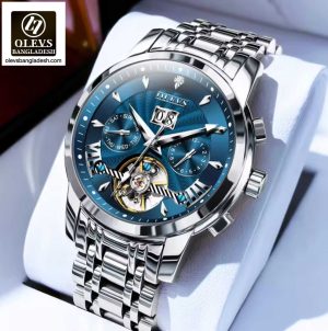 Original Olevs Luxury 9965 Model Automatic Mechanical Watch for Men