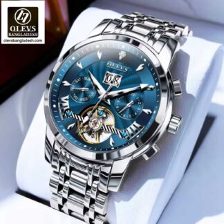 Original Olevs Luxury 9965 Model Automatic Mechanical Watch for Men