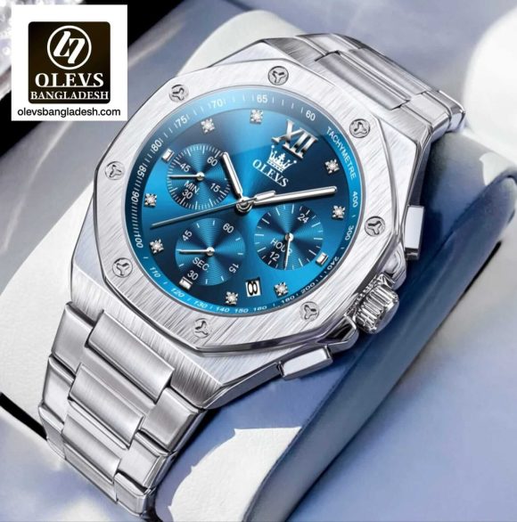 Original Olevs Luxury 3626 Model Chronograph Active Watch