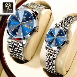 Original Olevs 9998 Model Luxury Couple Watch