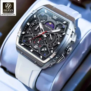 Original Olevs 2942 Model Luxury Chronograph Active Watch for Men.