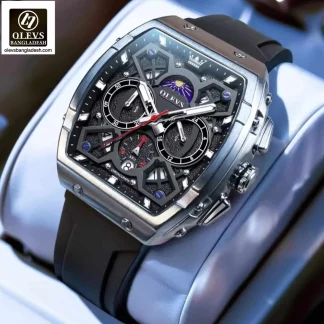 Original Olevs 2942 Model Luxury Chronograph Active Watch for Men.