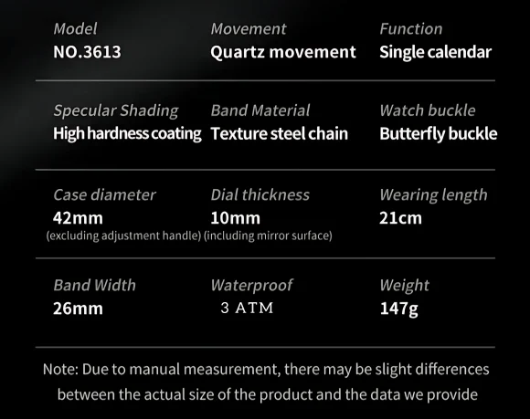 Olevs 3613 Men Watch