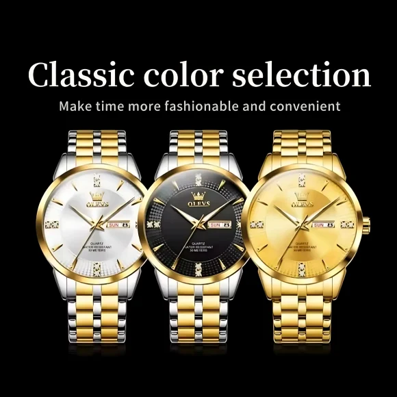 Olevs 9917 Men Watch - Image 5