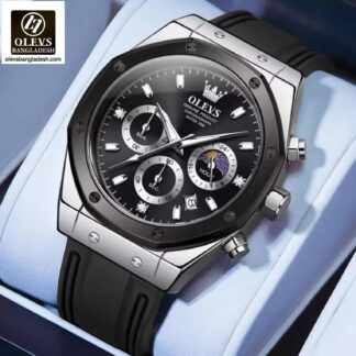Original Olevs 9911 Model Luxury Chronograph Active Watch for Men