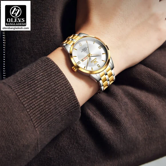 Olevs 9917 Men Watch - Image 9