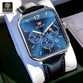 Original Olevs 9914 Model Luxury Chronograph Active Watch for Men.