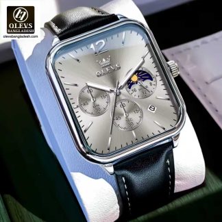 Original Olevs 9914 Model Luxury Chronograph Active Watch for Men.