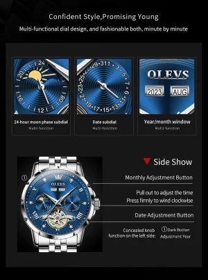 Olevs 6691 Automatic Men - Image 19