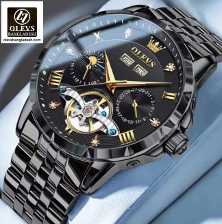 Original Olevs 6691 Model Automatic Mechanical Watch for Men.