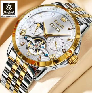 Original Olevs 6691 Model Automatic Mechanical Watch for Men.