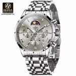Original Olevs Luxury 3653 Model Chronograph Active Watch.