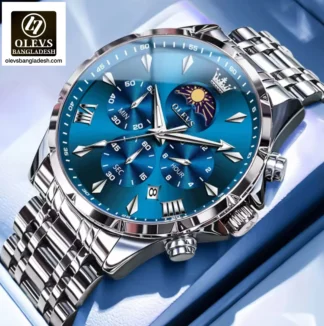 Original Olevs Luxury 3653 Model Chronograph Active Watch. - Image 2
