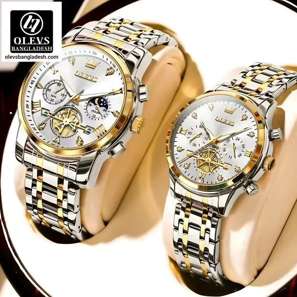 Olevs 2897 Chronograph Couple - Image 12