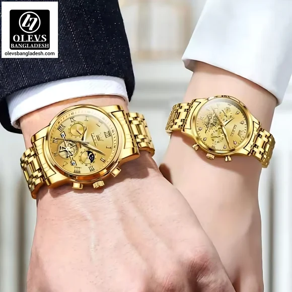 Olevs 2897 Chronograph Couple - Image 14