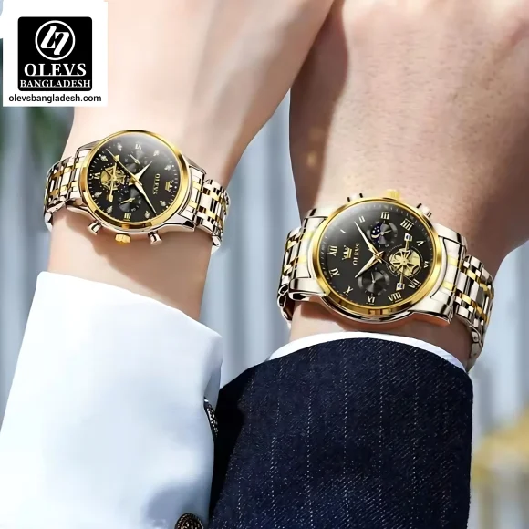 Olevs 2897 Chronograph Couple - Image 15