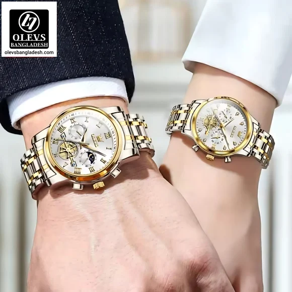 Olevs 2897 Chronograph Couple - Image 17