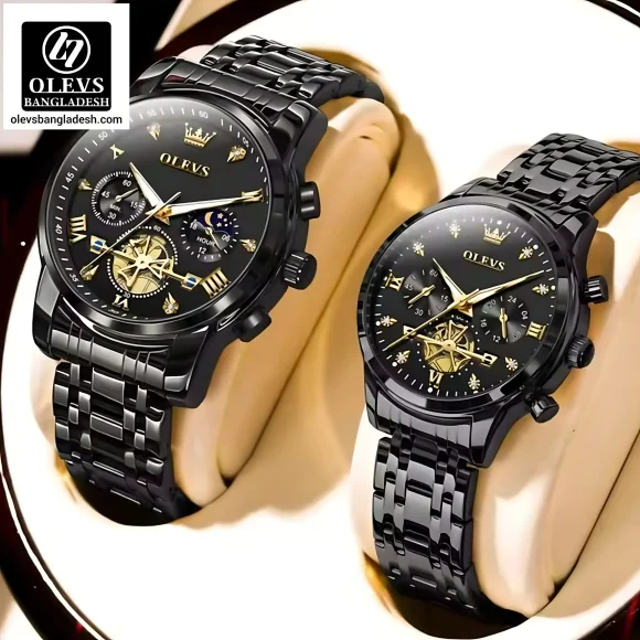 Olevs 2897 Chronograph Couple - Image 9