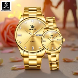 Olevs 3621 Couple Watch