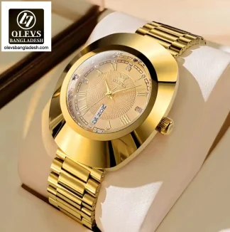 Original Olevs 7008 Model Luxury Big Dial Ladies Watch