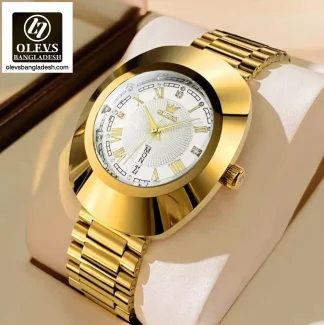 Original Olevs 7008 Model Luxury Big Dial Ladies Watch