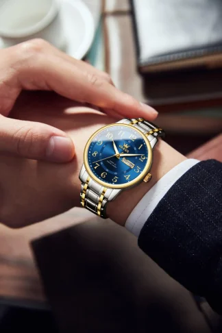 Original Olevs 2891 Model Luxury Watch for Men - Image 2