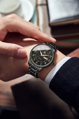 Original Olevs 2891 Model Luxury Watch for Men - Image 2
