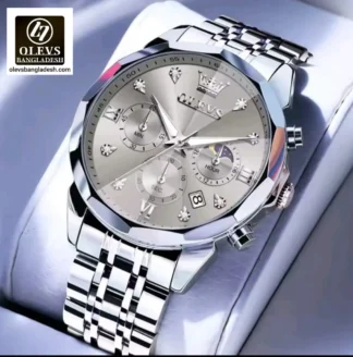 Olevs 3670 Chronograph Watch - Image 7