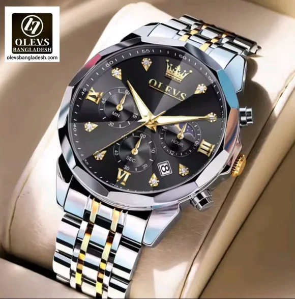 Olevs 3670 Chronograph Watch - Image 3