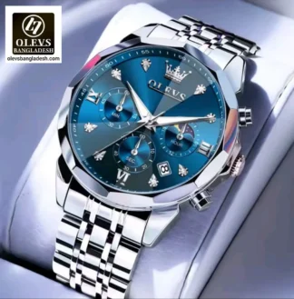 Olevs 3670 Chronograph Watch - Image 4