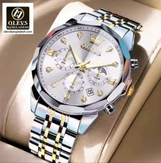 Olevs 3670 Chronograph Watch - Image 2