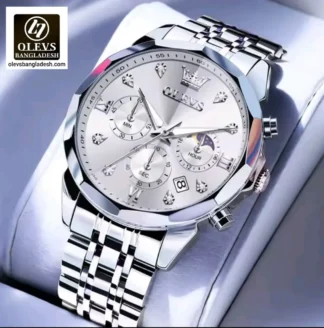 Olevs 3670 Chronograph Watch - Image 5