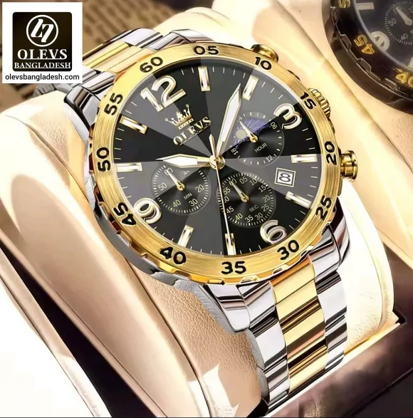 Olevs 3678 Chronograph Watch - Image 9
