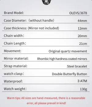Olevs 3678 Chronograph Watch - Image 13