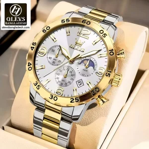 Olevs 3678 Chronograph Watch