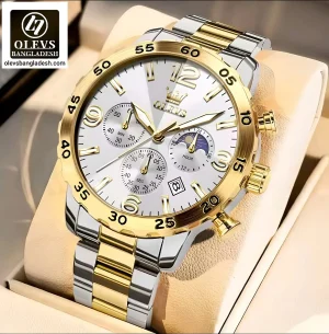 Olevs 3678 Chronograph Watch