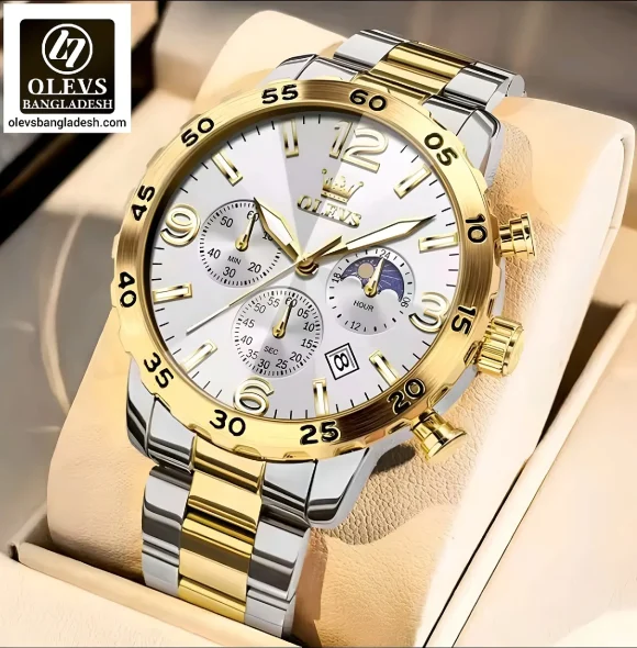 Olevs 3678 Chronograph Watch