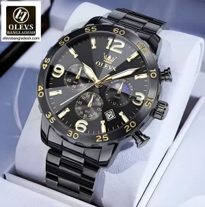 Olevs 3678 Chronograph Watch - Image 4