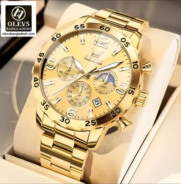 Olevs 3678 Chronograph Watch - Image 5